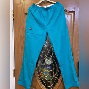 BrandNew Cherokee Teal scrub pants Size S